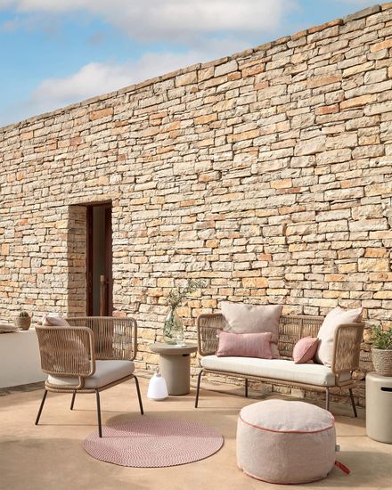 Круглый столик Taimi из бетона для улицы Ø 50 см