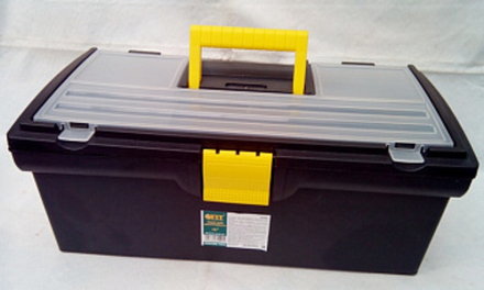 Ящик для инструмента Fit Poc пластиковый, 16"(40,5х21,5х16см)
