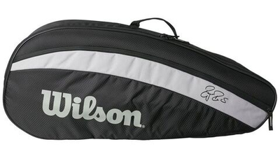 Сумка теннисная Wilson Roger Federer Team 3 Pk Bag - black