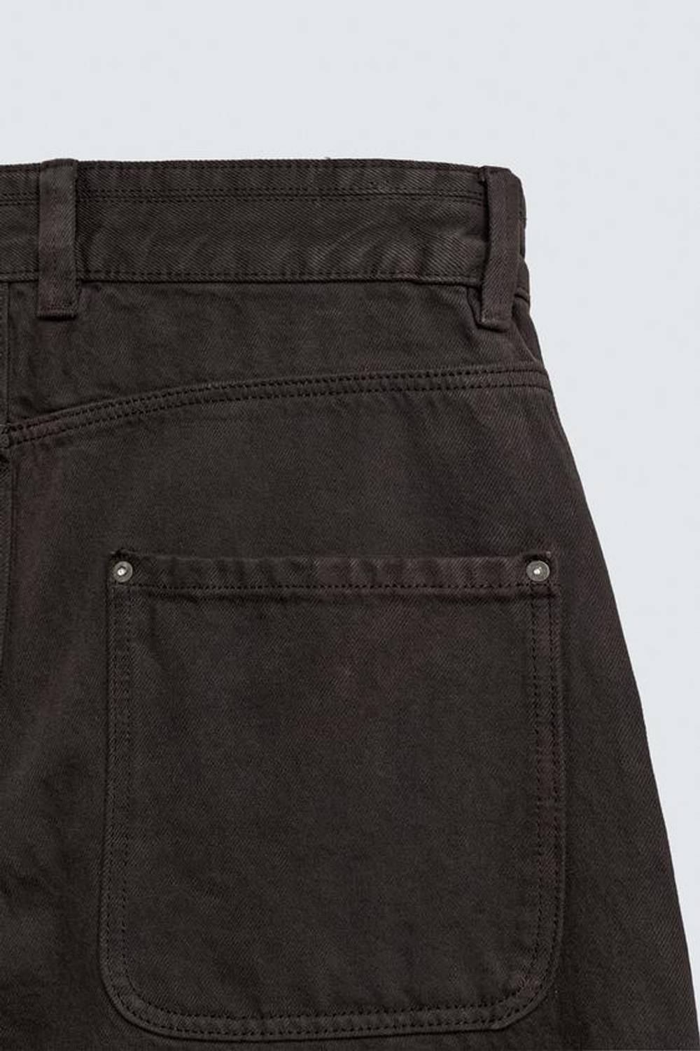 ZARA БРЮКИ BALLOON FIT С ДЕКОРАТИВНЫМИ ШВАМИ, КОРИЧНЕВЫЙ