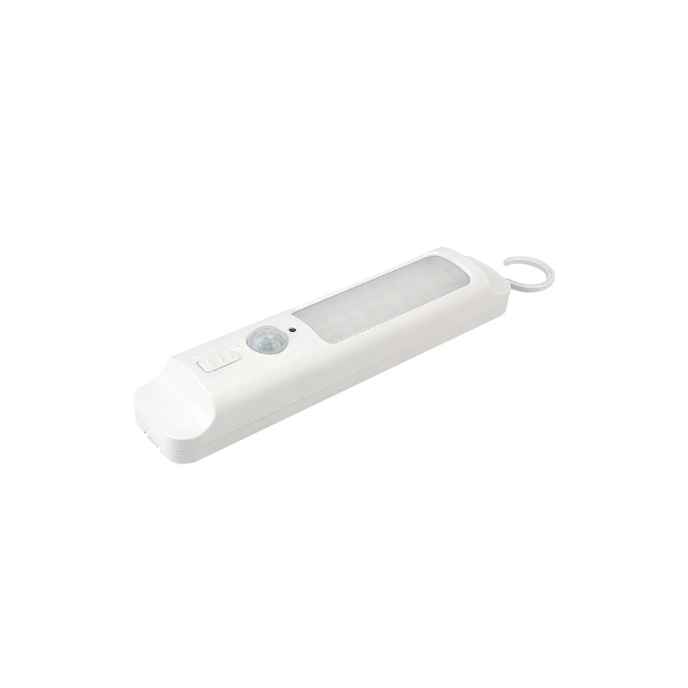 ULM-F47-0.9W-4500K-3AA SENSOR IP20 WHITE Светильник светодиодный для мебели с датчиком движения. Питание 3АА не в-к. 200x42x36.5мм. 150Lm. ТМ Uniel