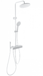 Душевая система с термостатом WONZON & WOGHAND MUSE Forte, Белый матовый (WW-B3580-MW)