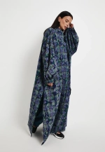 Рубашка Кардиган синяя клетка