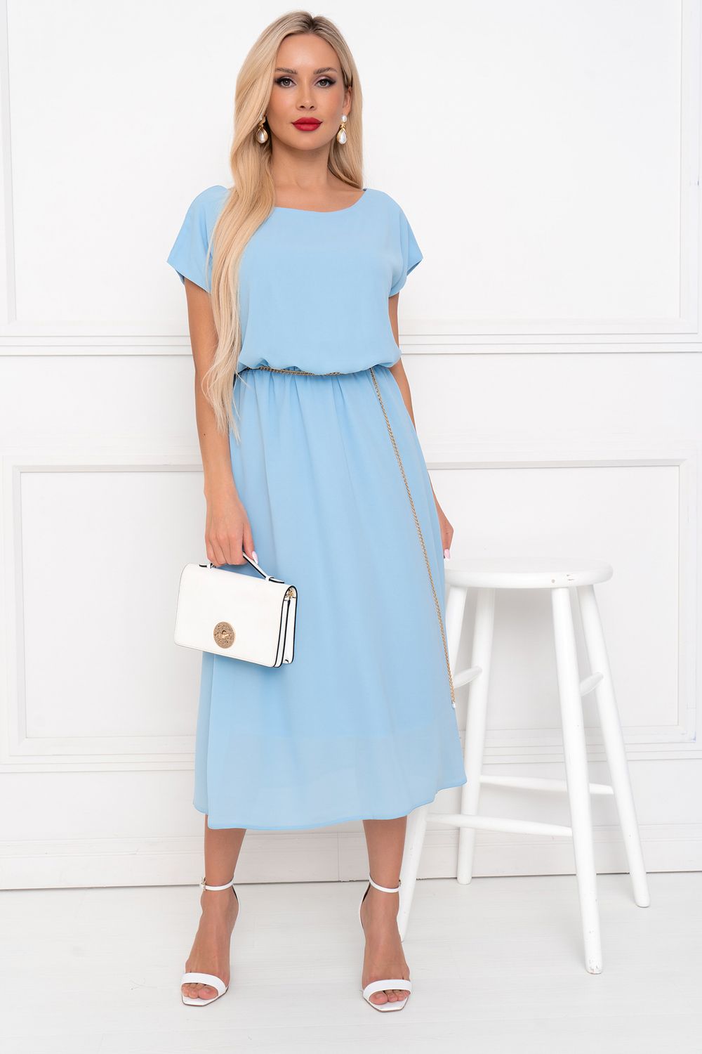 Платье Стелла (голубой) Р11-1169/4 Nikol (Акция)