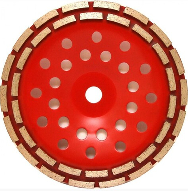 Алмазная чашка d 230 мм по бетону двухрядная TRIO DIAMOND NEW FORMULA SEGMENT