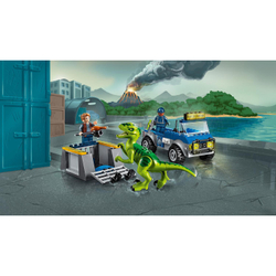 LEGO Juniors: Jurassic World — Грузовик спасателей для перевозки раптора 10757 — Raptor Rescue Truck — Лего Джуниорс Подростки Мир юрского периода