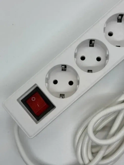 Удлинитель/Пилот Домашний 4х3м Белый