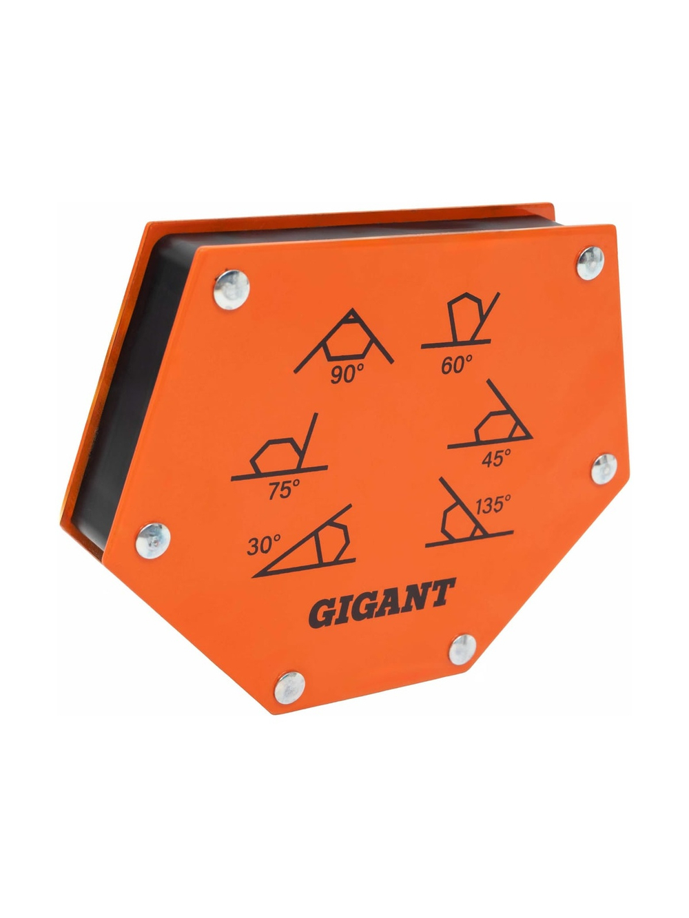 Угольник магнитный шестиугольник 75LBS (0, 45, 60, 75, 90, 135 град; усилие 34 кг) Gigant G-0515