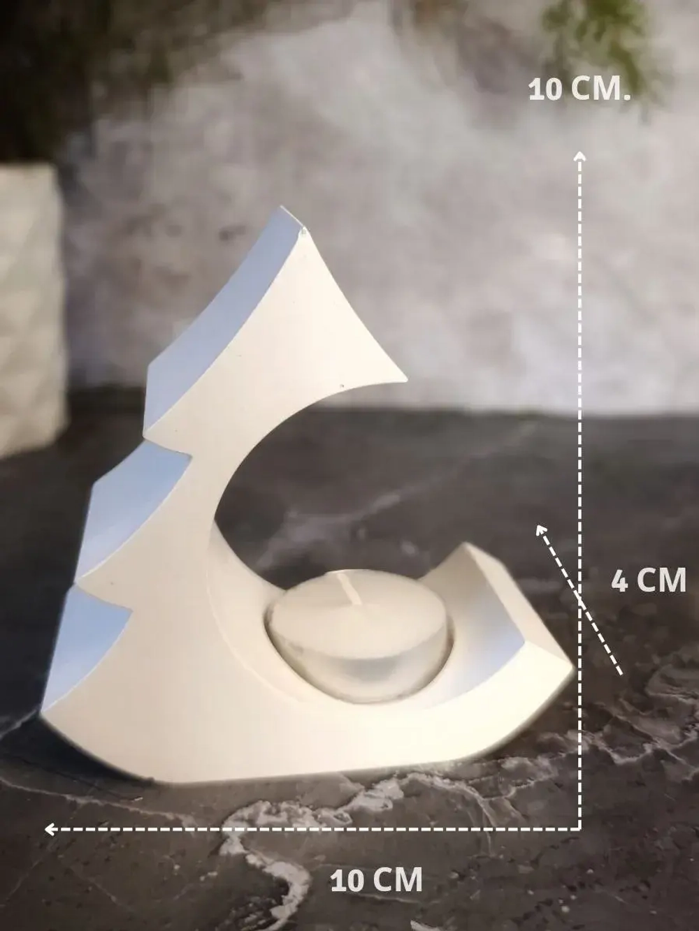 Подсвечник новогодний ёлочка