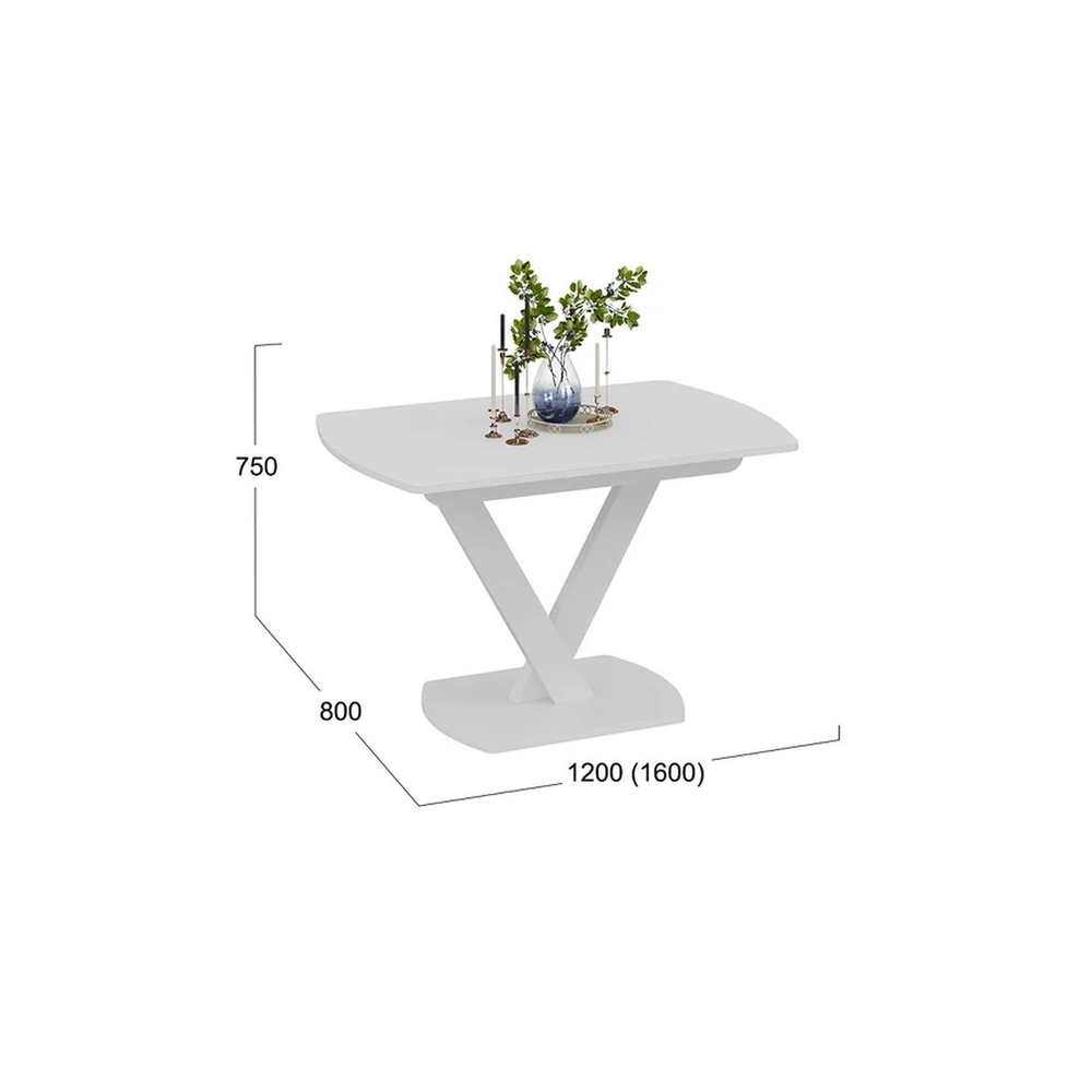 Стол кухонный обеденный раздвижной Чёрный Муар/Стекло Чёрный Мрамор, Салерно, 120х80х75 см