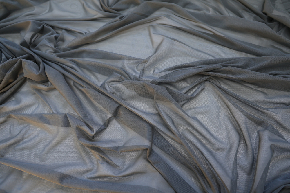 Сетка трикотаж серая