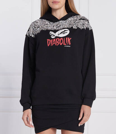 Худи pinko x diabolik fiammetta Pinko - черный(1L109D 8314)