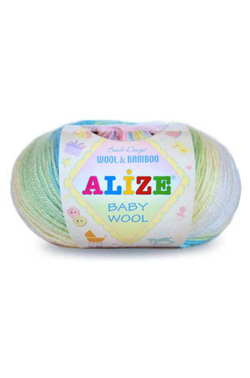 Baby wool batik design
