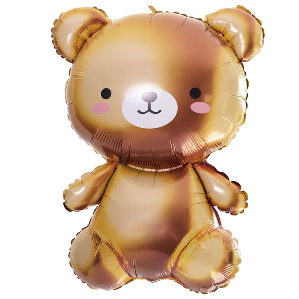 Шар Фольгированный Мишка (Коричневый)