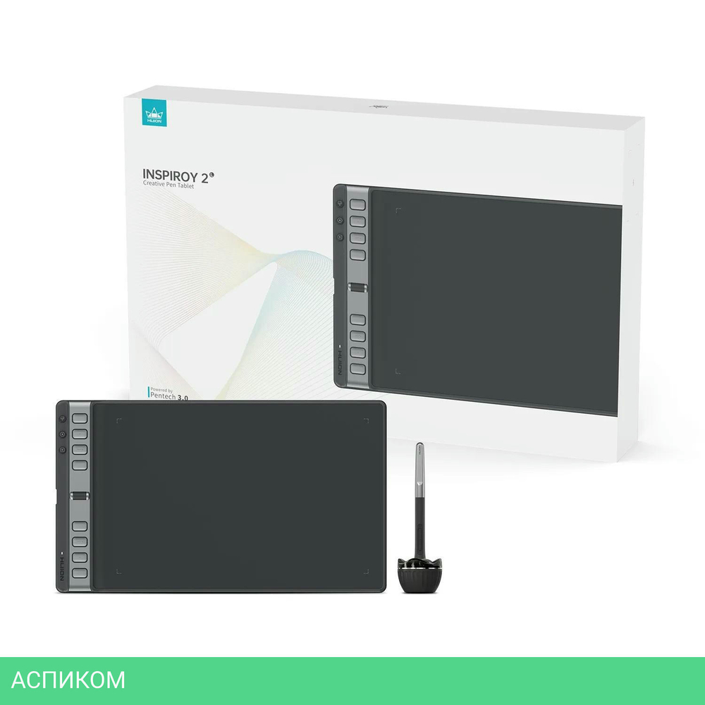Графический планшет Huion Inspiroy 2 L Black (H1061P)