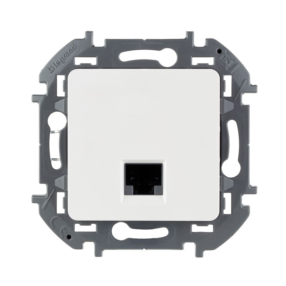 Розетка компьютерная RJ45 категория 5e UTP белый Inspiria Legrand