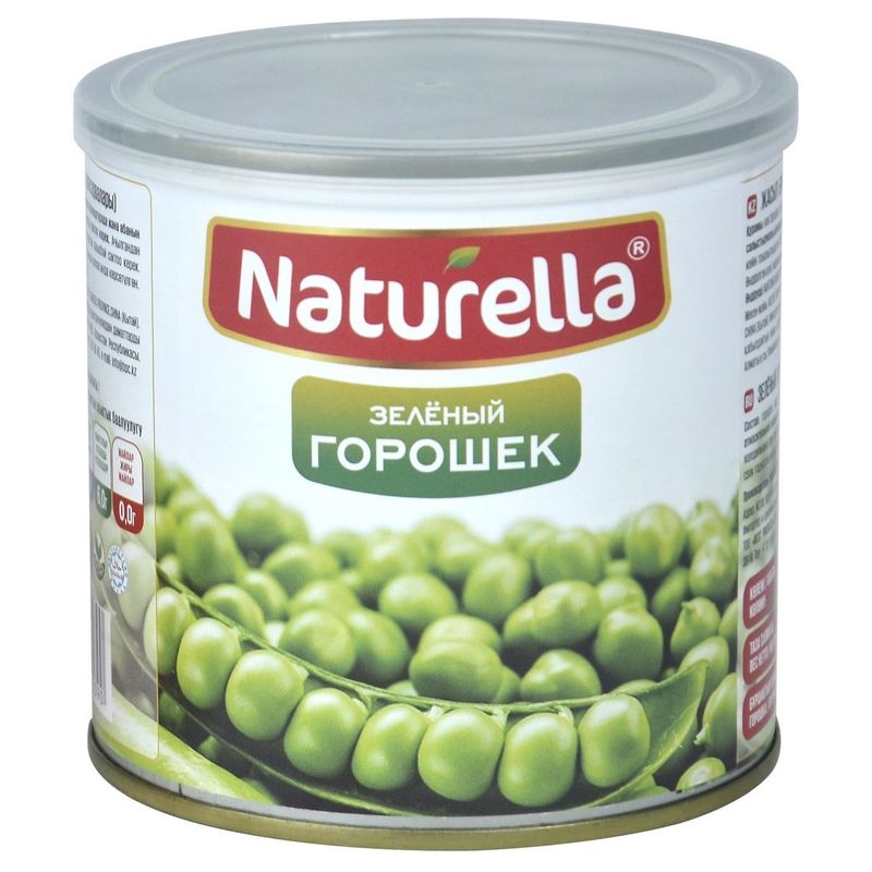 Горошек Naturella зеленый 425 мл/бан 24 бан/уп