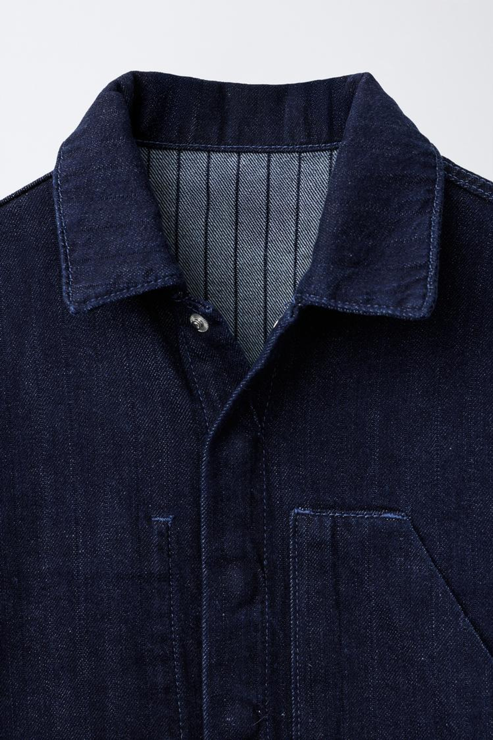 ZARA ДЖИНСОВЫЙ КОМБИНЕЗОН, СИНИЙ