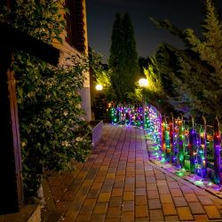 ULD-B20007-480-DTA-RC MULTI IP44 Бахрома светодиодная. 20м. С пультом. 480 светодиодов. Разноцветный свет. Провод прозрачный. ТМ Uniel