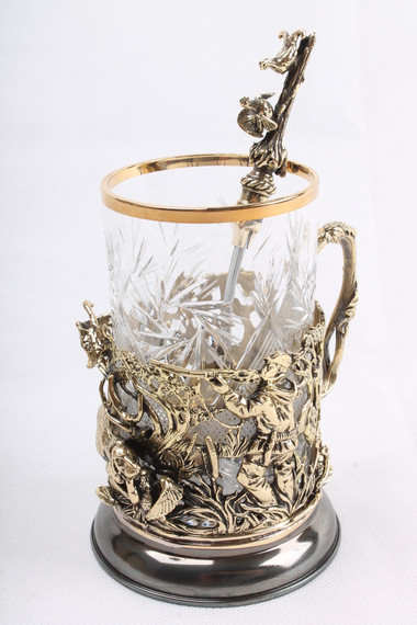 Подарочный подстаканник &quot;Охота на утку&quot;