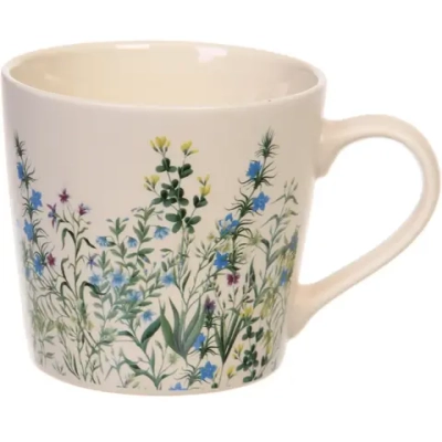 Кружка керамическая 420мл «Луговые цветочки»