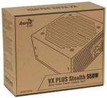 Блок питания AeroCool VX PLUS Stealth 550 (VX PLUS STEALTH 550) 550 Вт