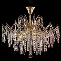 Citilux Селена CL302183 Люстра хрустальная Бронза