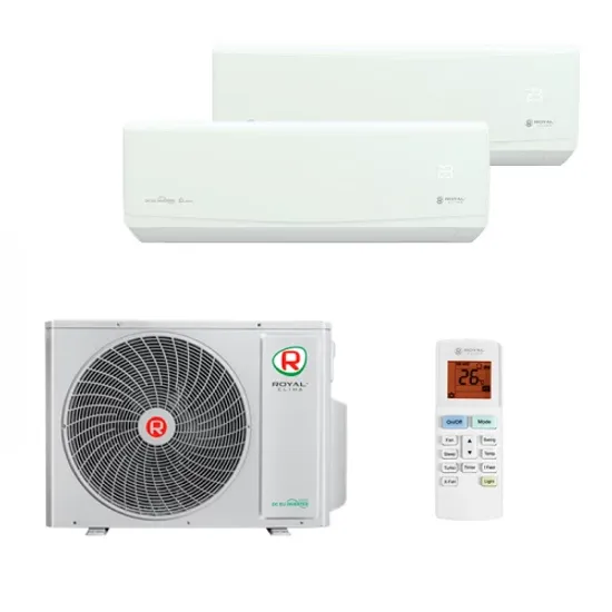Мультисплит система на 2 комнаты Royal Clima RCI-GR28HN/IN x 2 / 2RGR-18HN/OUT
