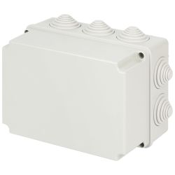 Распаячная коробка ЭРА KORv-190-140-120-10g-44 ОП серая 190х140х120мм на винтах 10 гермовводов IP44