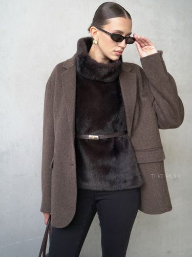 Пиджак из шерсти шоколадного цвета