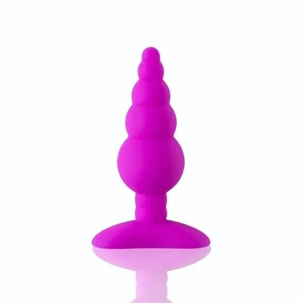 Лиловая анальная пробка Unicorn Playful - 10 см. (Цвет: лиловый)