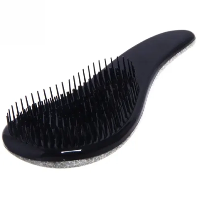 Расческа массажная компактная «Marlene», в пластиковой коробке, цвет серебро, 15см