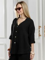 Блузка женская Асель-2 Виотекс ЧЁРНЫЙ