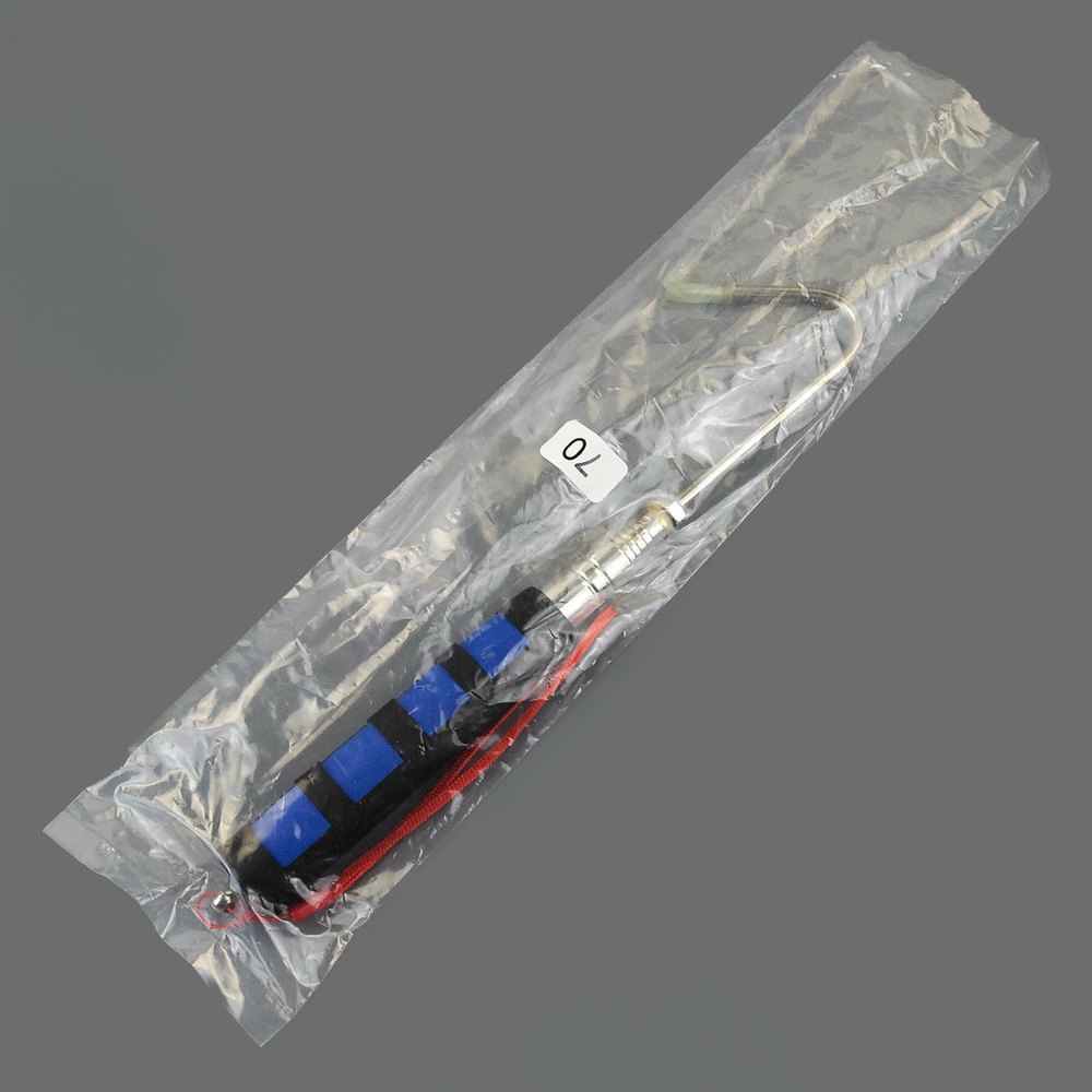 Багор телескопический с цветной неопреновой ручкой (70см)