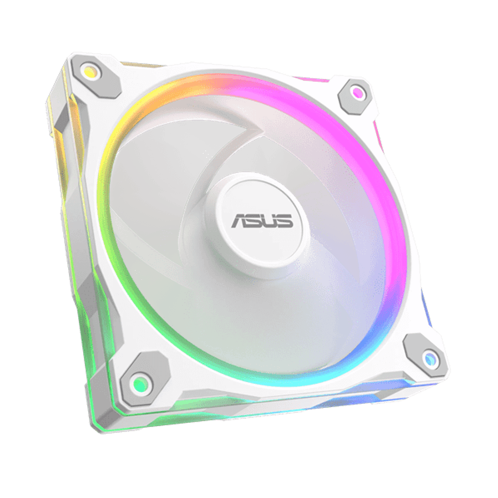 Вентилятор для корпуса ASUS PRIME MR120 FAN ARGB REVERSE WHITE 3IN1 120x120x28 MR120-1R/WH/3 IN 1//
