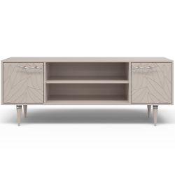 Тумба под ТВ Арт Колор leaves 155см Классик Сильвер Серый агат