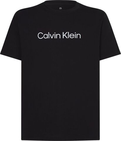 Мужская теннисная футболка Calvin Klein PW SS T-shirt - black beauty