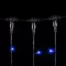 Светодиодный занавес 2*3 м., 600 синих LED ламп, черный провод ПВХ, Beauty Led (PCL602-11-2B)