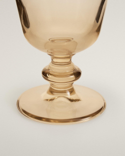 Zara Home бокал из стекла, цвет зелёный, 13 см