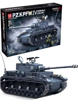 Конструктор Средний немецкий танк PZ.KPFW.IV 985 деталей