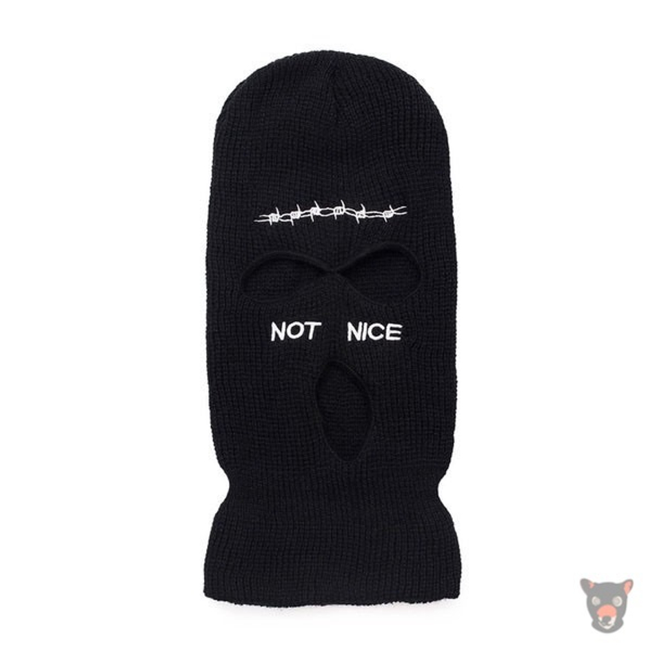 Балаклава с вышивкой Vandalist "Not Nice"