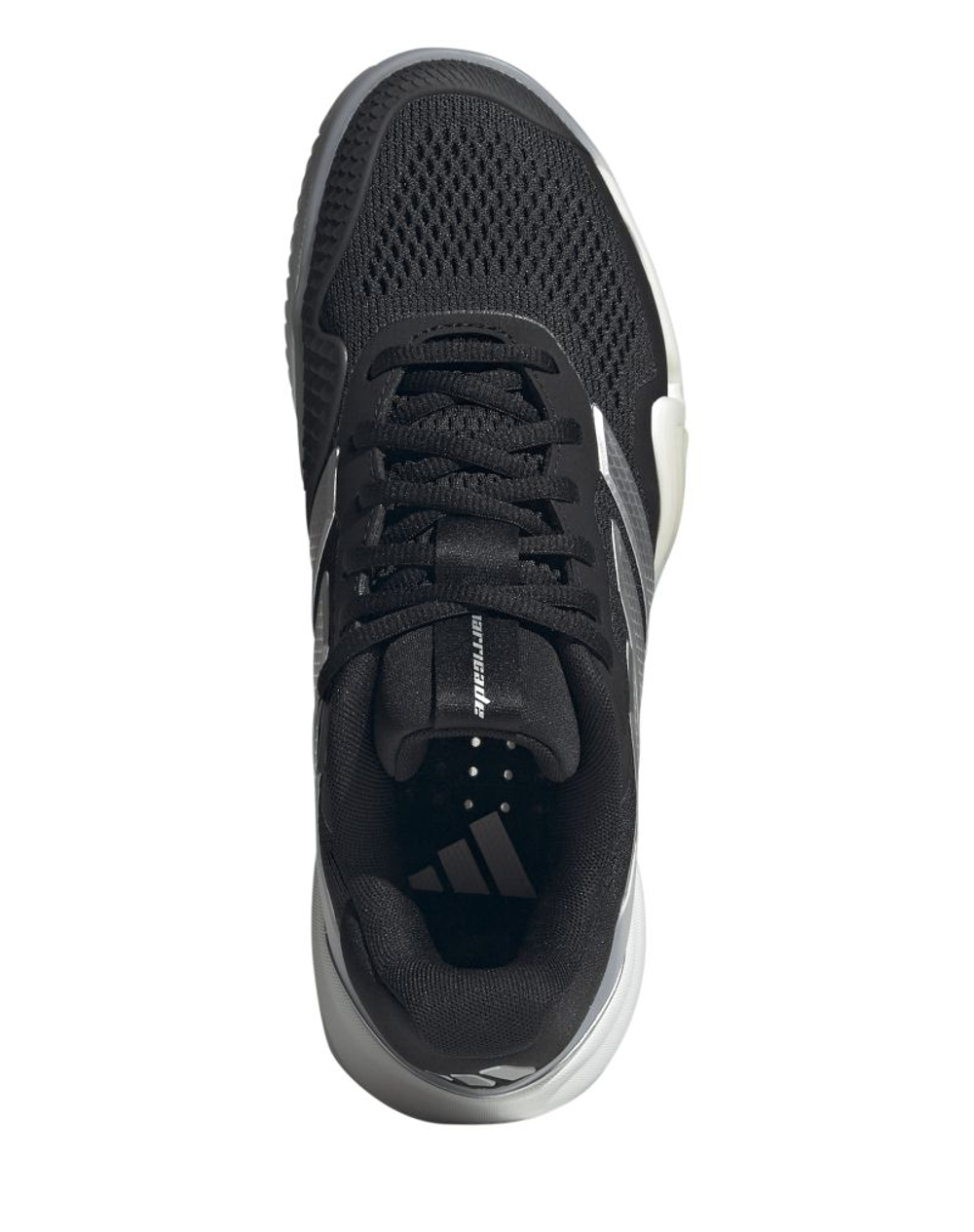 Женские Кроссовки теннисные Adidas Barricade 14 W - core black/silver metallic/cloud white