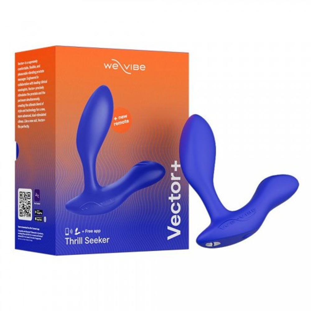 Вибратор We-Vibe Vector+ синий