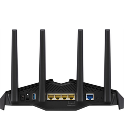 Роутер ASUS RT-AX82U // AX5400 // 574 + 4804Mbps, 2,4 + 5 gGz, 4 antenna, USB, GBT LAN ; 90IG05G0-MU2R10