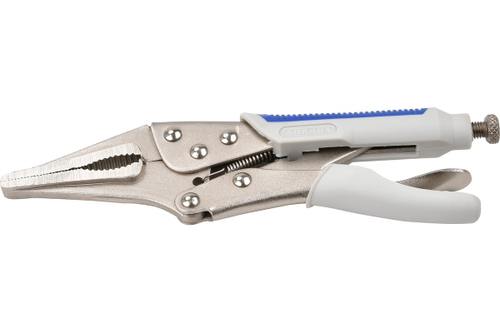 Ручной зажим с прямыми губками и фиксатором 220мм 40431