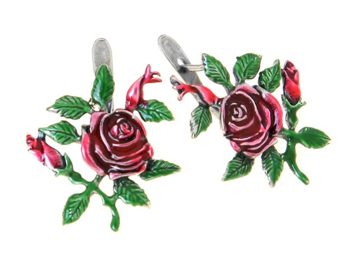 "Вендела" серьги в серебряном покрытии из коллекции "Флорина" от Jenavi с английским замком