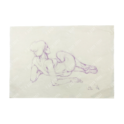 Эскизы обнаженной натуры. Карандаш, уголь, сангина. 1996