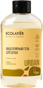 Ecolatier Urban Мицеллярный гель для душа Кактус и зелёный чай 600 мл (71685)