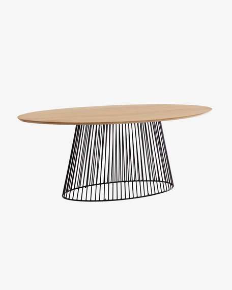 Большой овальный стол Leska 200х110 см | La Forma | Испания | Купить в Hallberg.ru