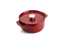 KitchenAid Чугунная кастрюля 22 см 3,3 л красная